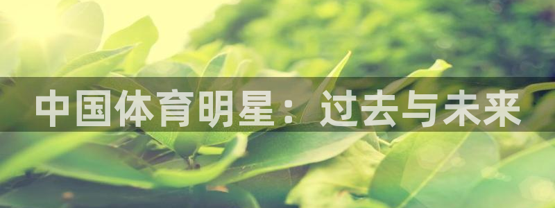 JJB竞技宝官网下载开户：中国体育明星：过去与未来