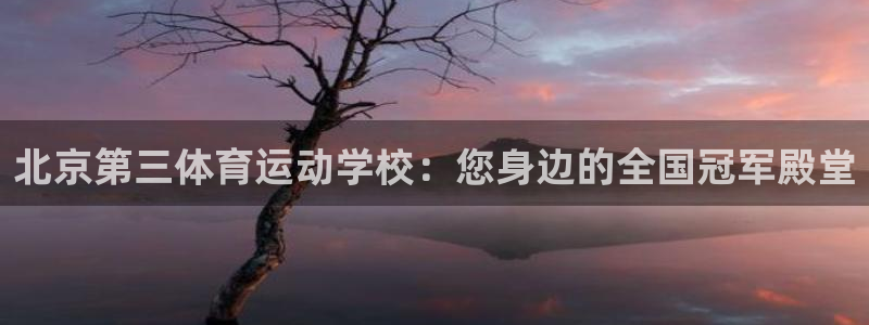 JJB竞技宝官网下载软件：北京第三体育运动学校：您身边的全国